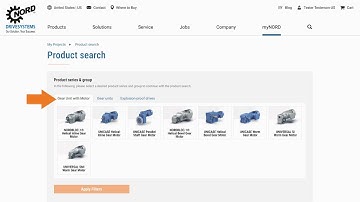 NORD DRIVESYSTEMS | myNORD Online Tools | Selection and Configuration | US-English