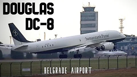 Samaritan`s Purse Douglas DC-8 [N782SP] Takeoff at Belgrade Airport