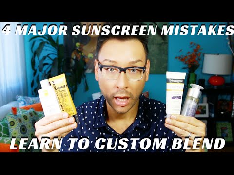 How to Custom Blend Sunscreen and Foundations Step by Step Tutorial - mathias4makeup - 동영상