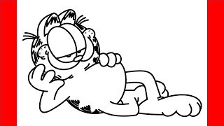 How To Draw Garfield - Step By Step Drawing