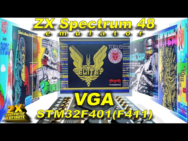 ZX Spectrum emulator with VGA output for STM32F401(411) - YouTube