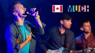 Coldplay (HD) - Live at MuchMusic in Toronto 2011 (Full Concert) *RARE*