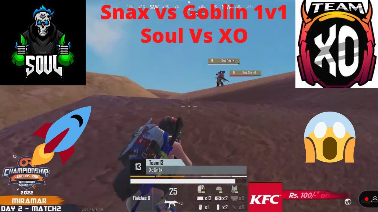 XO Vs Soul🚀😱 in OR Championship _ Legends Rise 2022 I Day 2