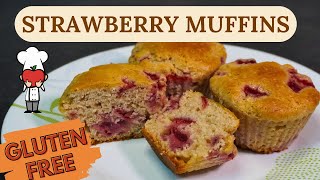 Gluten-Free Strawberry Muffins: Fresh & Fluffy (Homemade Flour Blend!) Gluten Free Strawberry Muffins Recipe