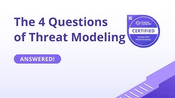 🚨 THE 4 QUESTIONS OF THREAT MODELING | Certified Threat Modeling #devsecops #cybersecurity #shorts