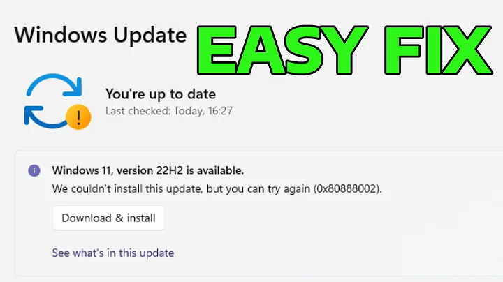 Fix Windows Update Errors in Windows 11