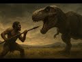 Life Million Years Ago | The Battle Between Primitive Man and T-rex #humanevolution #earlyhumans