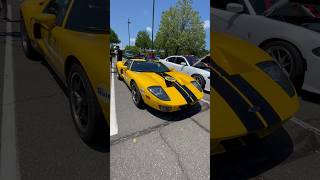 Ford GT #supercars #ford #fordgt #fordperformance #performancecars #cigarsociety #carshow #yellowcar