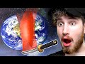 Slicing the WORLD IN HALF with a KATANA in teardown