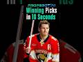 Winning Props in 10 Seconds | NHL Stanley Cup Finals Best Picks | Florida v Edmonton