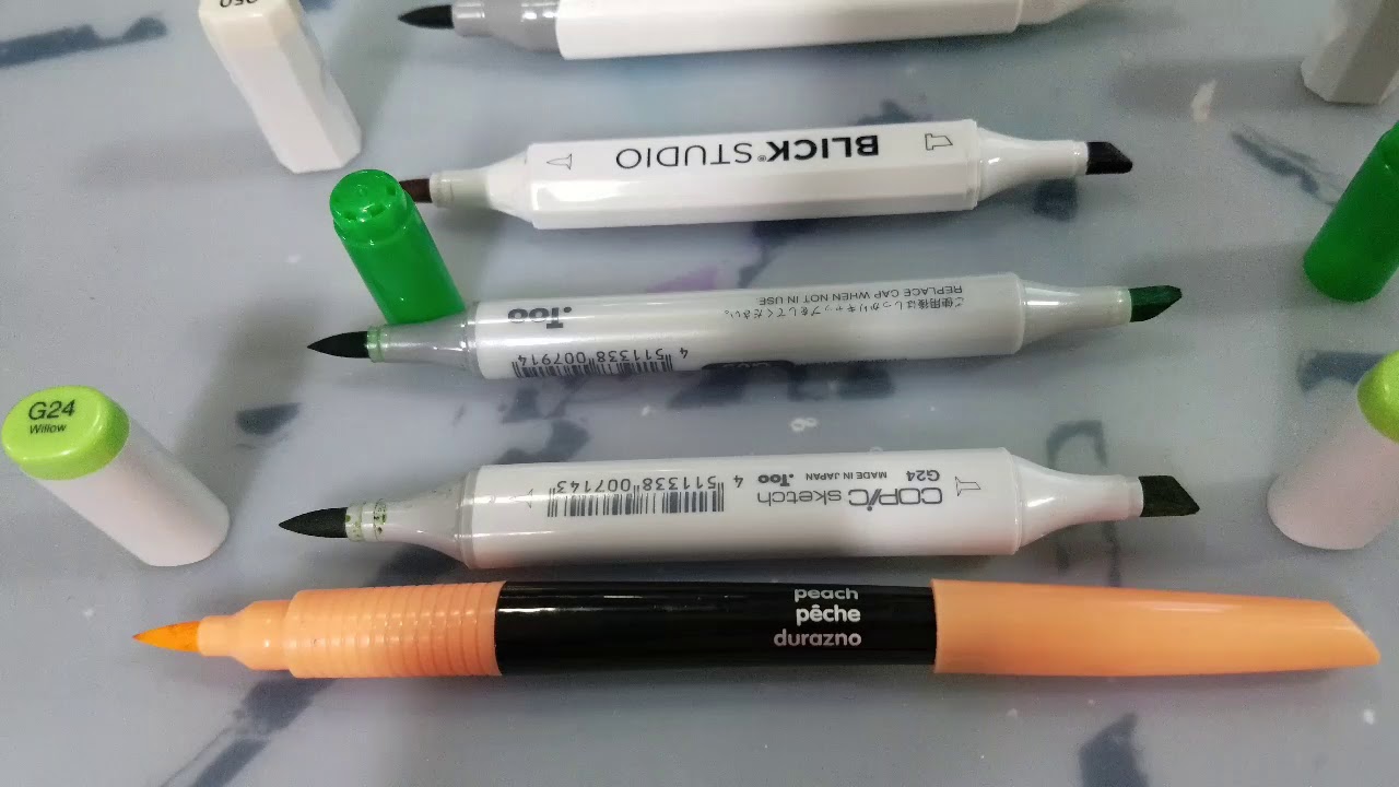 Arrtx Markers Vs Copic Ciao Markers - Marker Review 