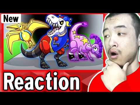Reacting to CHAPTER 5, But They're DINOSAURS... (Poppy Playtime Animation)