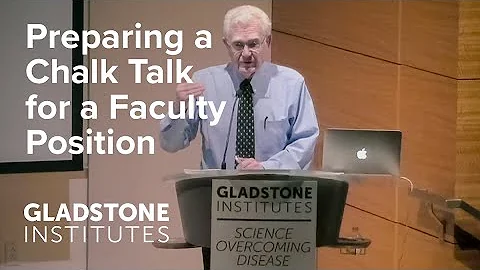 Preparing a Chalk Talk for a Faculty Position