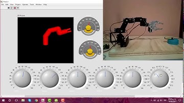 Brazo robótico 6GDL LabView+Arduino