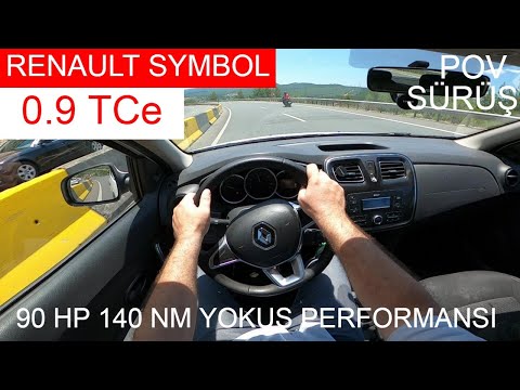 Renault Symbol 0.9 TCe Yokuşta Nasıl? | 90 HP 140 NM Yeterli mi? | Viraj Performansı Nasıl? | POV