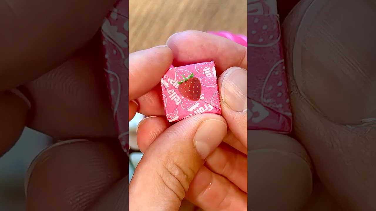 ASMR Fruit Tella Chewing Gum Opening Chewy Candy Review 