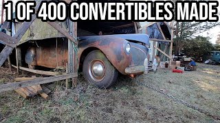 Rare 1941 Lincoln V12 Zephyr & 1939 Ford Extracted From Condemned Garage