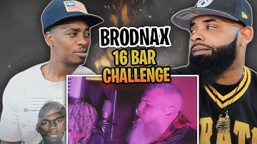 AMERICAN RAPPER REACTS TO -Brodnax - "16 Bar Challenge" (Official Music Video)