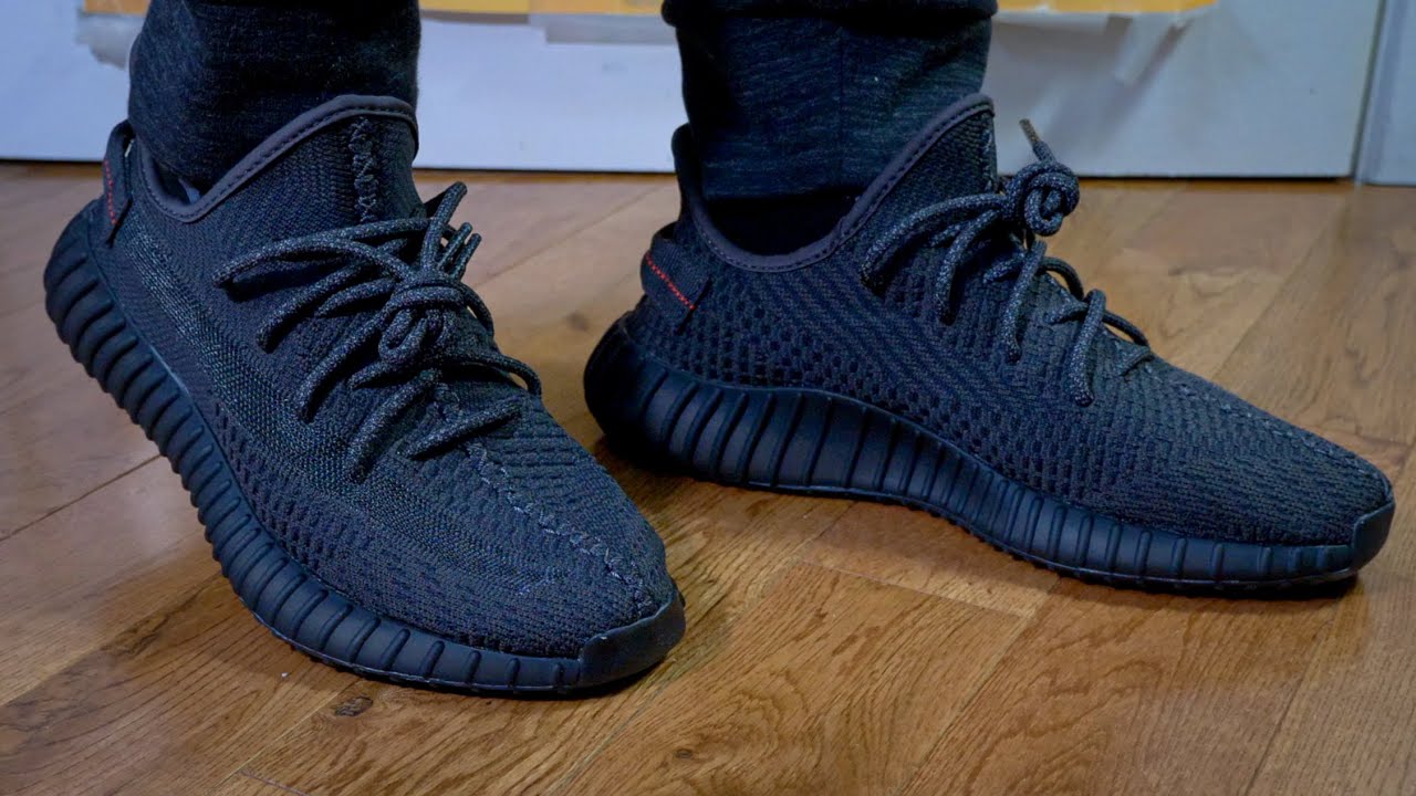 Adidas Yeezy V2 (BLACK/Black Static) - Unboxing, Review On Feet -