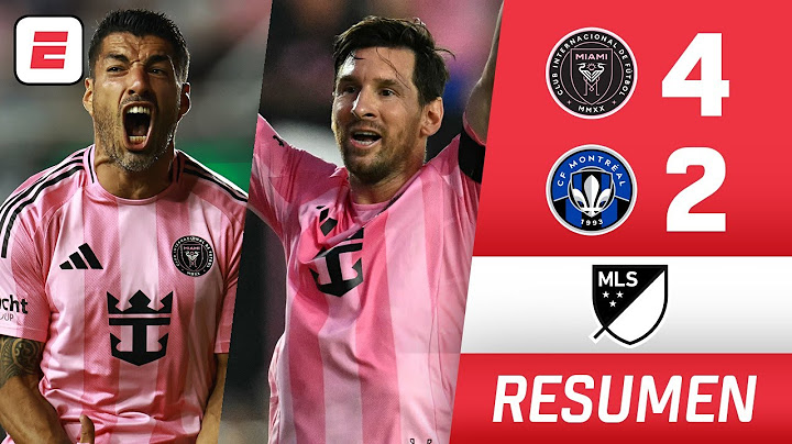 CON DOBLETES DE MESSI y LUIS SUÁREZ, INTER MIAMI goleó 4-2 al MONTREAL y volvió al triunfo en la MLS