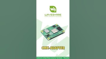 CMX-ADAPTER,Supports CM4 & CM5 Modules,For Frequent Plug/Unplug Use#waveshare #raspberrypi #cm5 #cm4