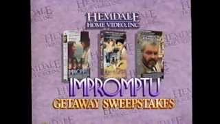 Hemdale Home Video - A Trio of Hits and Impromptu Getaway Sweepstakes (1991) Promo (VHS Capture)