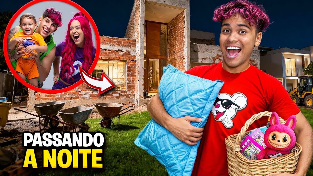PASSEI A NOITE NA MANSÃO DA KATLEN! * encontrei algo