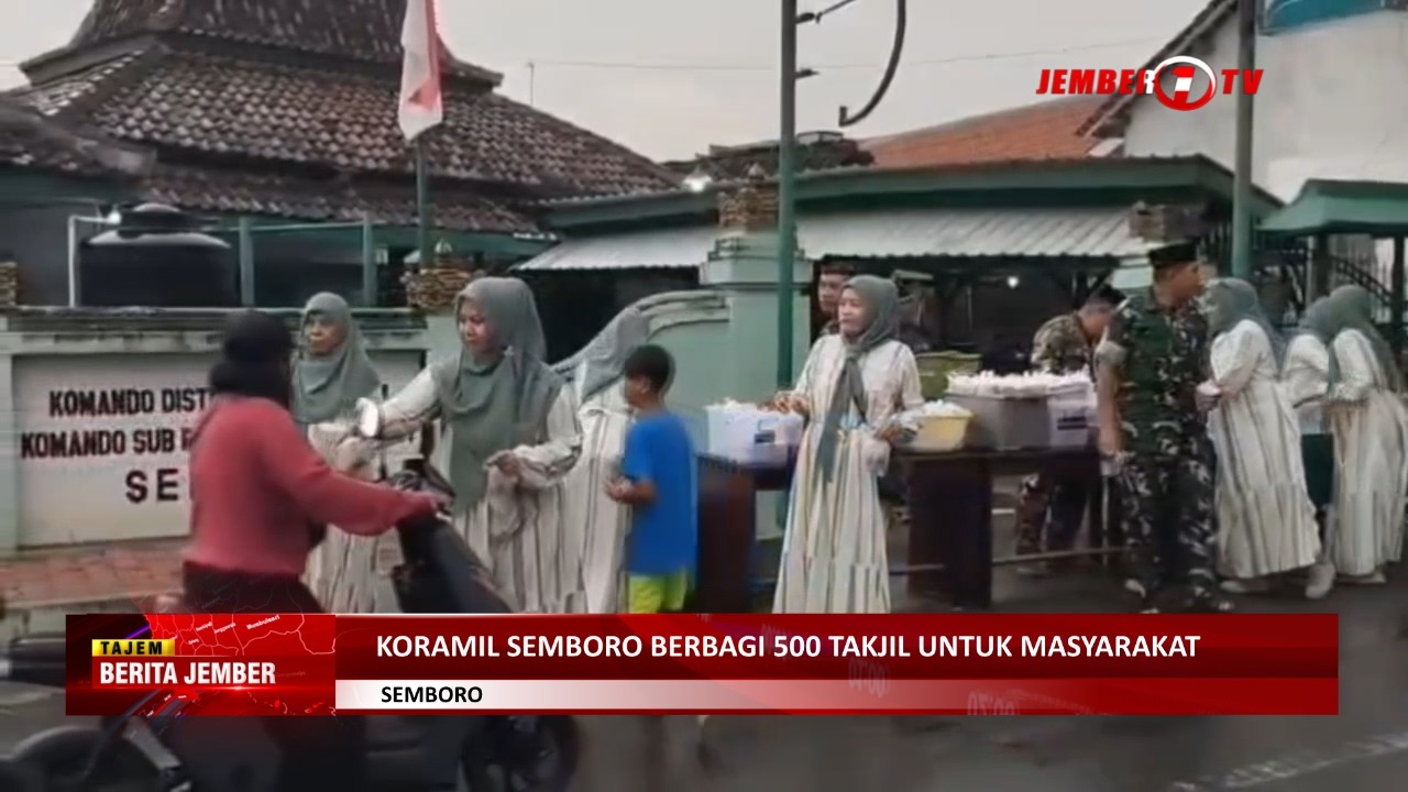 KORAMIL SEMBORO BERBAGI 500 TAKJIL UNTUK MASYARAKAT