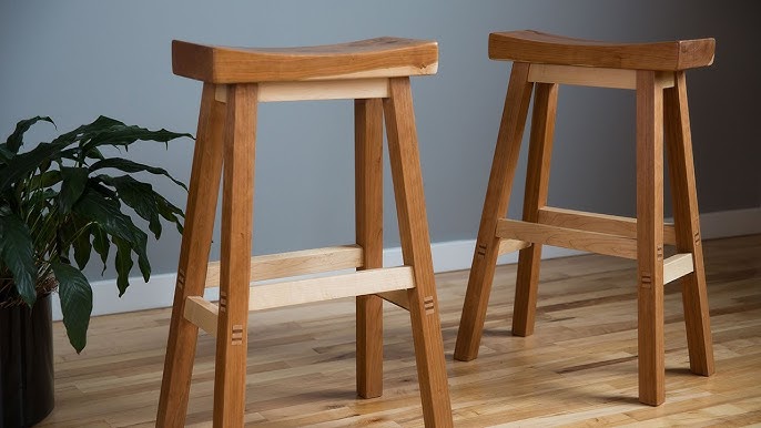 DIY Modern Counter Height Chairs — the Awesome Orange