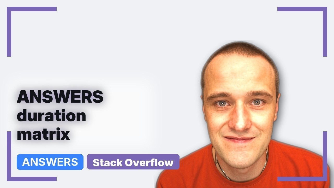 MySql Monthly Duration Matrix (2 Solutions!!) - YouTube