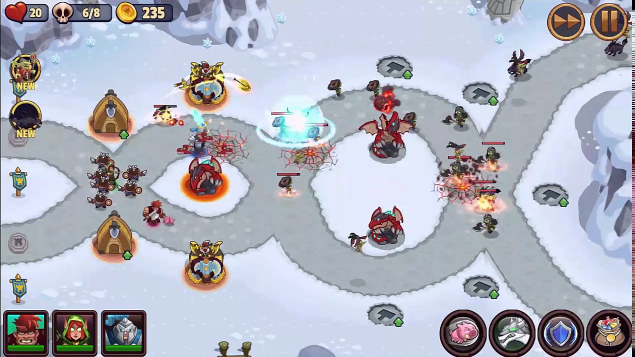 Realm Defense level 26 (3 Stars) World 2 Infinite Ice