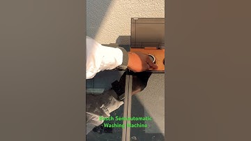 Semi Automatic Washing Machine | Bosch 8Kg | How To Use a Washing Machine #shortvideo #shorts #short