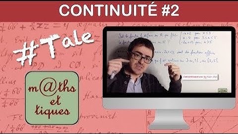 Etudier la continuité d