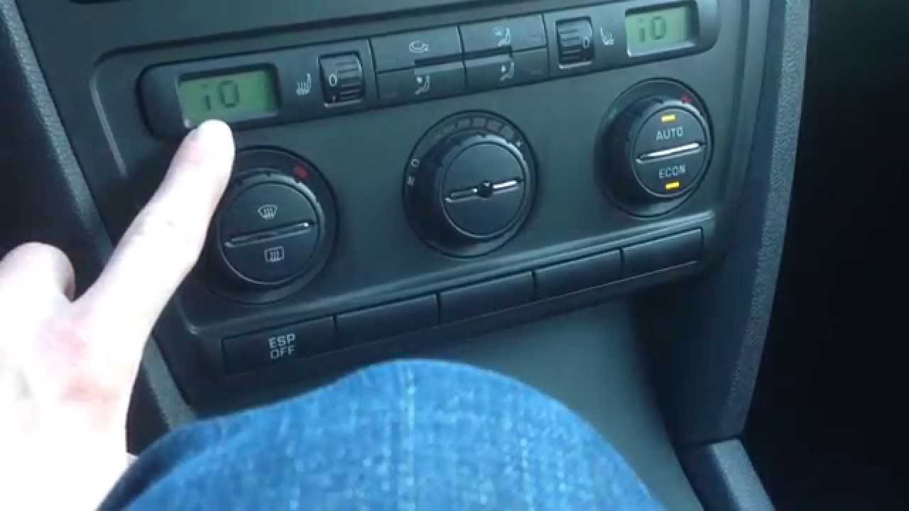 Climatronic skoda octavia tour