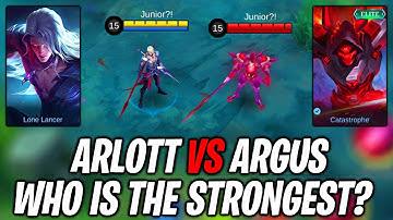 ARLOTT VS ARGUS || 240% ATTACK SPEED || SIAPA TERCEPAT?! MOBILE LEGENDS