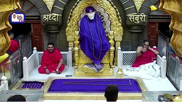 LIVE Shri Sai Shej Aarti II Samadhi Mandir Shirdi II  Sai Web TV