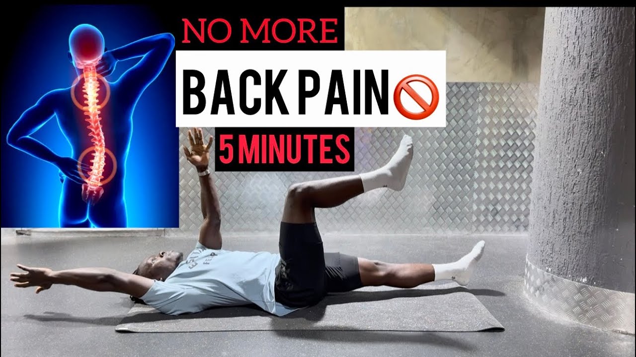 BACK PAIN RELIEF EXERCISES | AT HOME | - YouTube