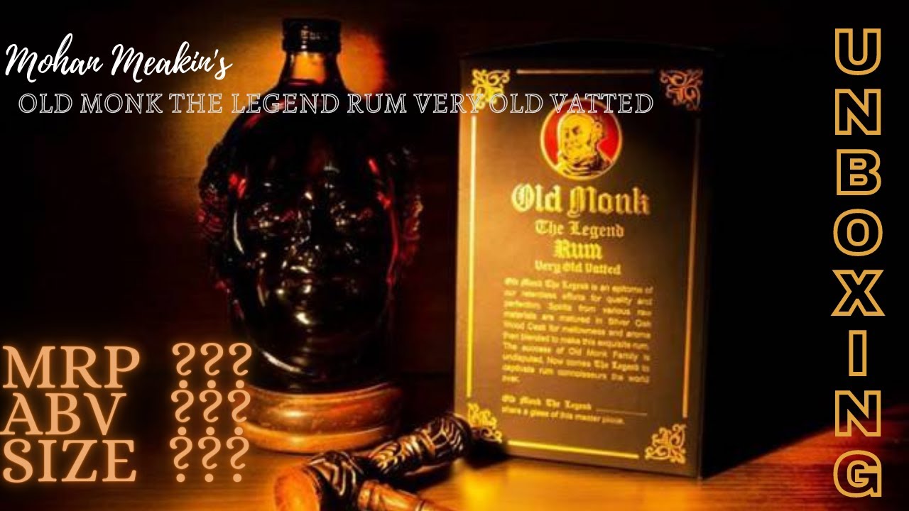 Old Monk The Legend Rum Very Old Vatted Unboxing 