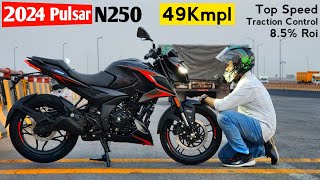 2024 Bajaj Pulsar N250 Detailed Review | New Features | Traction Control | Top Speed | Emi Finance