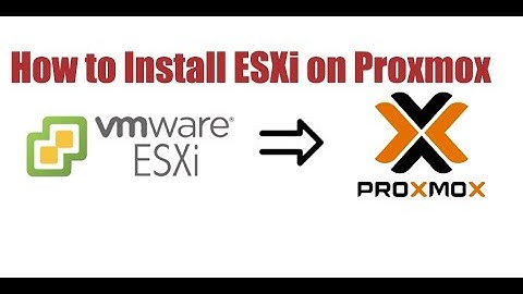 How to Install VMware ESXi in Proxmox (Fix No Disks Found Error!)