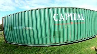 40ft Shipping Container Cabin Conversion. Part 1.