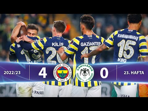 Fenerbahçe 4-0 Arabam.com Konyaspor - Highlights/Özet | Spor Toto Süper Lig - 2022/23