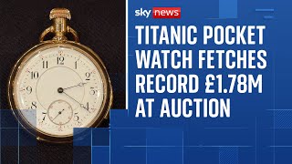 Titanic Couples Gold Pocket Watch Sells For Record-Breaking 1.78M