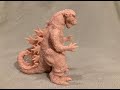 Godzilla 1954 version unpainted - Creations in Clay shorts