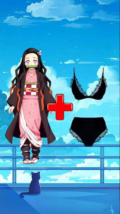 Demon slayer : Nezuko in different styles 💞| Girl from Kimetsu No Yaiba | #shorts #demonslayer #kny