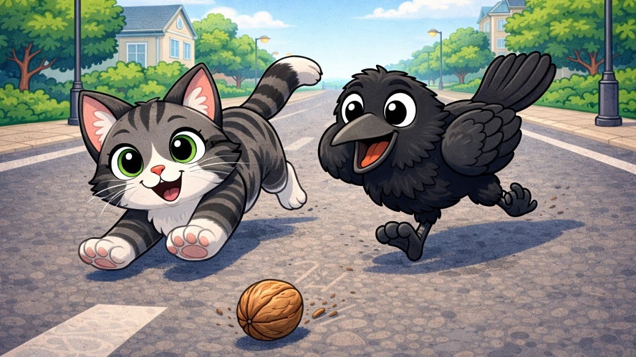 Der Rabe | Kinderlied - Polly die Katze - Pollys Kinderlieder - YouTube
