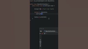 Every Java programmer should know ObjectUtils isArray() #coding #java #springboot #array