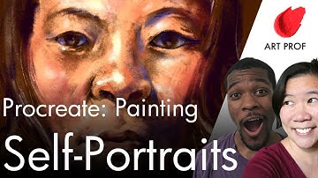 Real Time Procreate Demo: Painting Self-Portraits for Self-Taught Artists