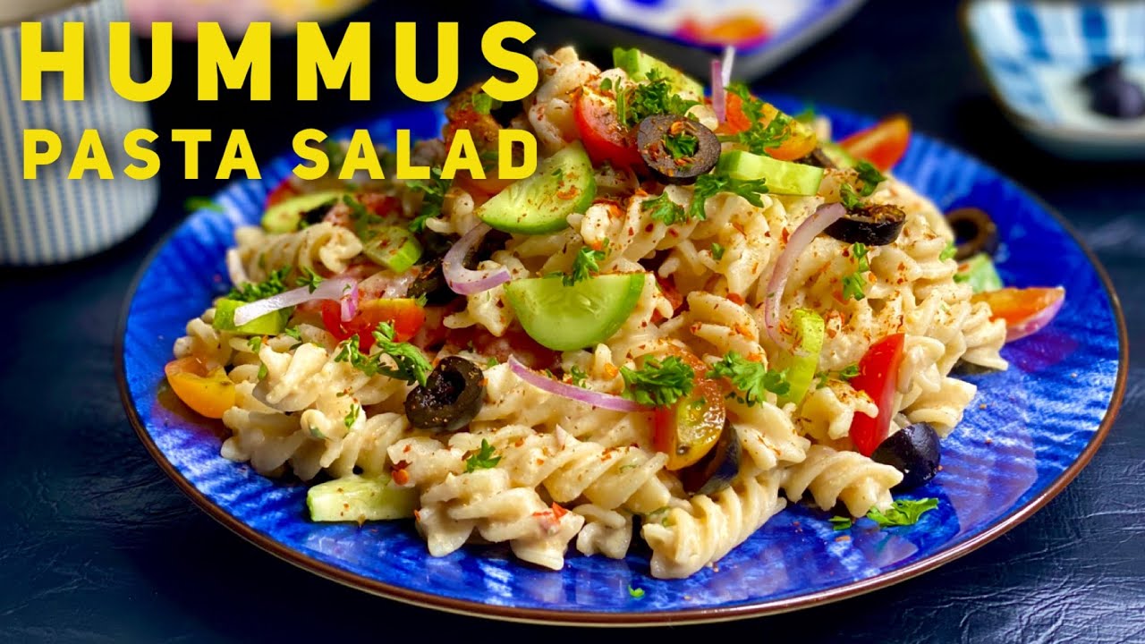 Hummus Pasta Salad Recipe À¤ª À¤¸ À¤¤ À¤¸à¤² À¤¦ À¤° À¤¸ À¤ª How To Make Pasta Salad Youtube