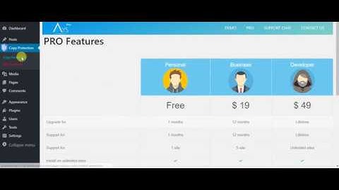 Copy Content Protection Plugin Wordpress